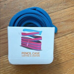 Zipt Blue and Pink Pencil Case